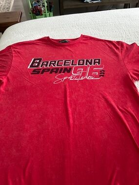 Streetwear Society Red Barcelona Spain 96 Graphic Tee